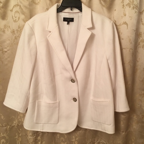 Talbots Jackets & Blazers - Talbots White Women’s Jacket